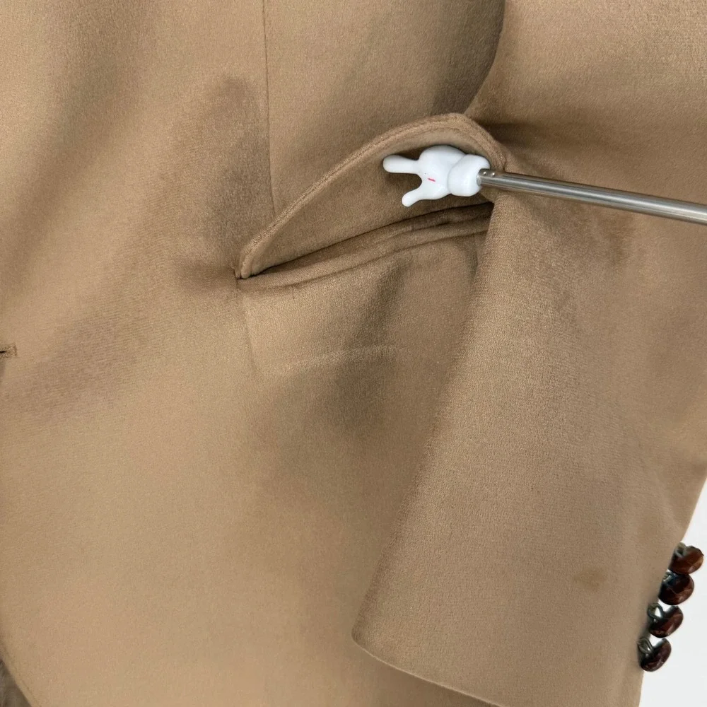 Towncraft‎ Western Sport Coat Mens 42S Tan Suede Texture Blazer Cowboy Core VTG